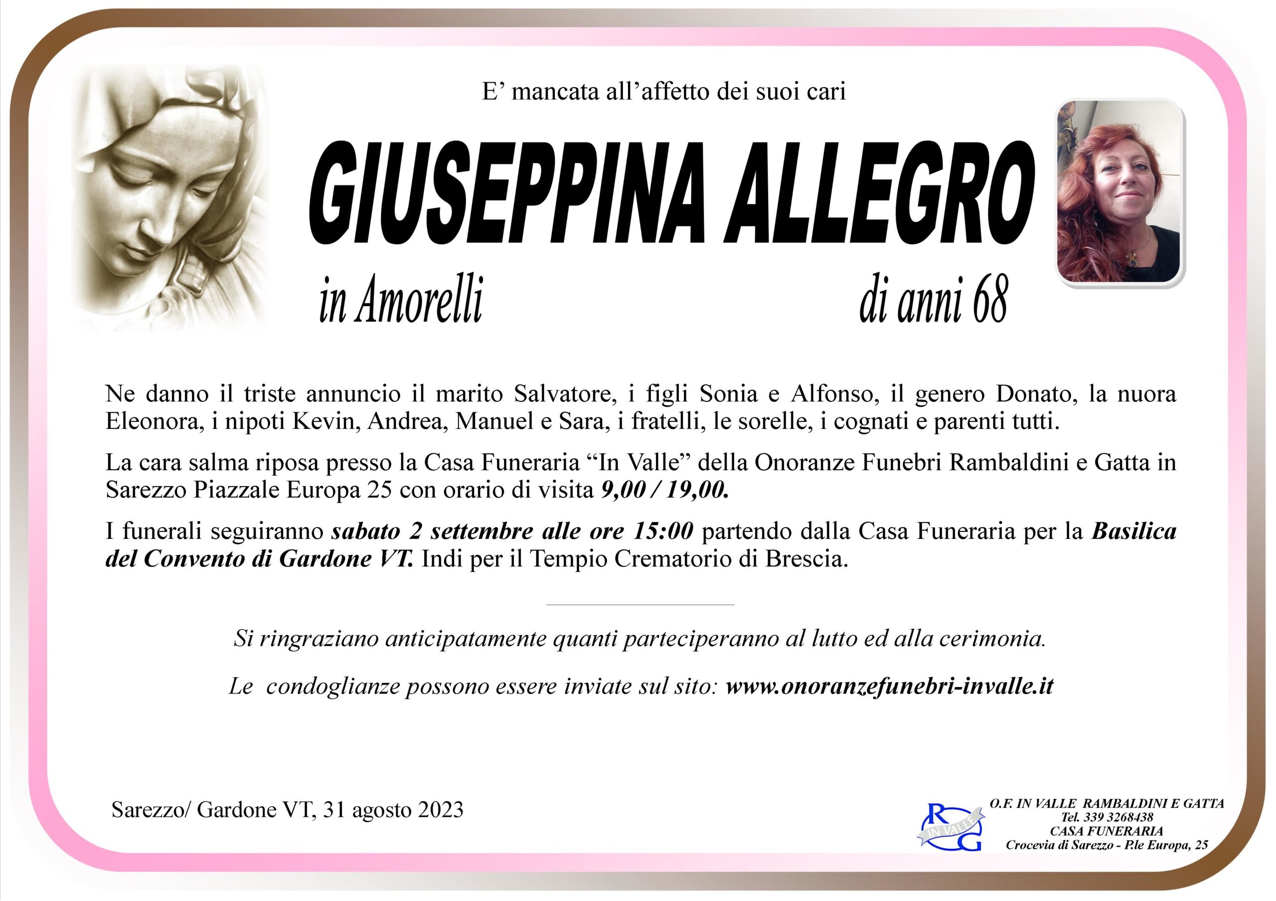 Scopri di più sull'articolo Allegro Giuseppina
